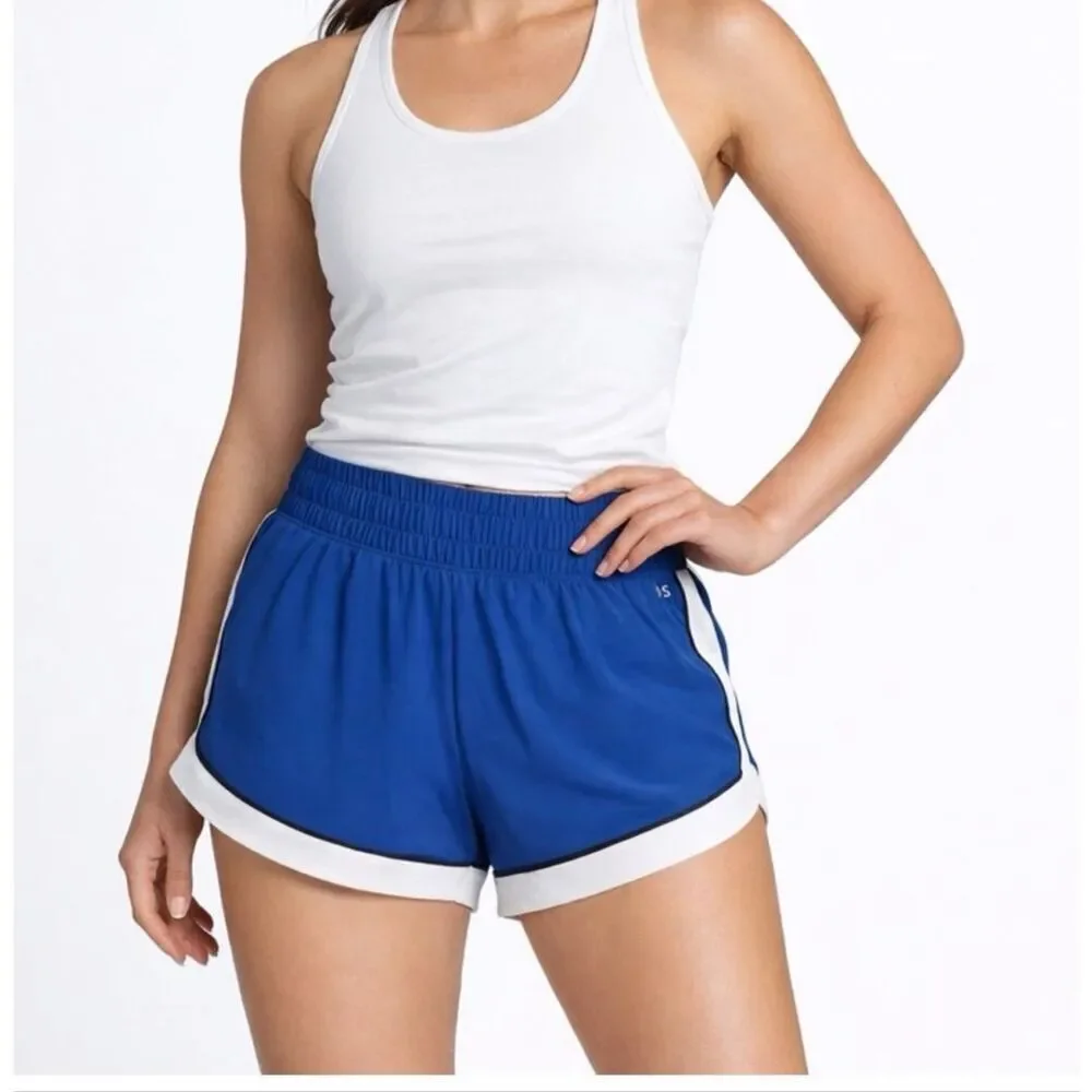 DSG Mesh Stride High-Rise Shorts in Cobalt Punch 3” size XS NWT
